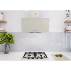 Кухонная вытяжка наклонная MBS Alpinia 160 Glass Ivory 60 см бежевая - фото 7