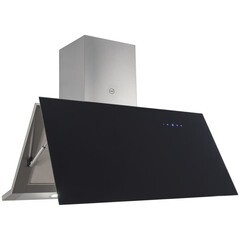 Кухонная вытяжка наклонная MBS Abelia 190 Glass Black 90 см черная - фото 13