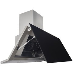 Кухонная вытяжка наклонная MBS Abelia 190 Glass Black 90 см черная - фото 7