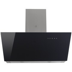 Кухонная вытяжка наклонная MBS Abelia 190 Glass Black 90 см черная - фото 6