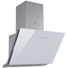 Кухонная вытяжка наклонная MBS Abelia 160 Glass White 60 см белая - фото 1