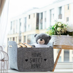 Органайзер для хранения Sweet Home 370х280х270 мм складной светло-серый - фото 2