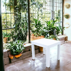 Стол разборный пластиковый Adrianoplast белый 395х480х75 мм прямоугольный (Р6059БЕЛ) - фото 2