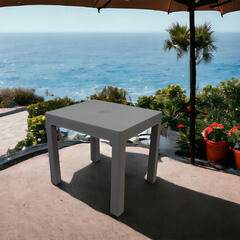 Стол разборный пластиковый Adrianoplast капучино 395х480х75 мм прямоугольный (Р6059КАП) - фото 3