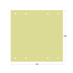 Коврик для виброплиты SVR-80T полиуретановый Patriot 570х480 мм (540123080) - фото 3