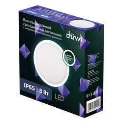 Светильник светодиодный накладной Duwi ДБП-8 4000К 8 Вт IP65 белый с датчиком движения опал (25120 0) - фото 4