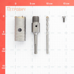 Коронка твердосплавная по бетону 35 мм SDS-plus Практика (917-910) - фото 2
