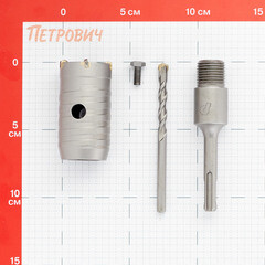 Коронка твердосплавная по бетону 40 мм SDS-plus Практика (917-927) - фото 2