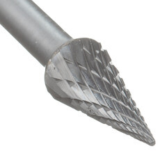 Борфреза коническая Debever DM 1020/6 D/C по металлу d10 мм твердосплавная - фото 2