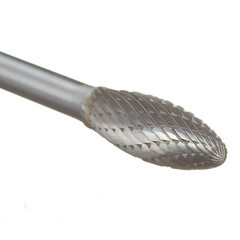 Борфреза пламевидная Debever DH 1025/6 D/C по металлу d10 мм твердосплавная - фото 3