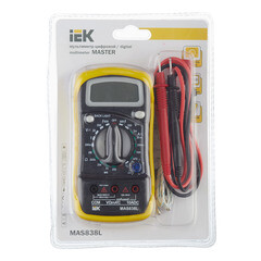 Мультиметр портативный IEK Master MAS838L (TMD-3L-838) - фото 3