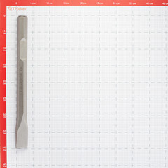 Зубило плоское HEX 28 Зубр (29372-35-400) 35х400 мм - фото 3