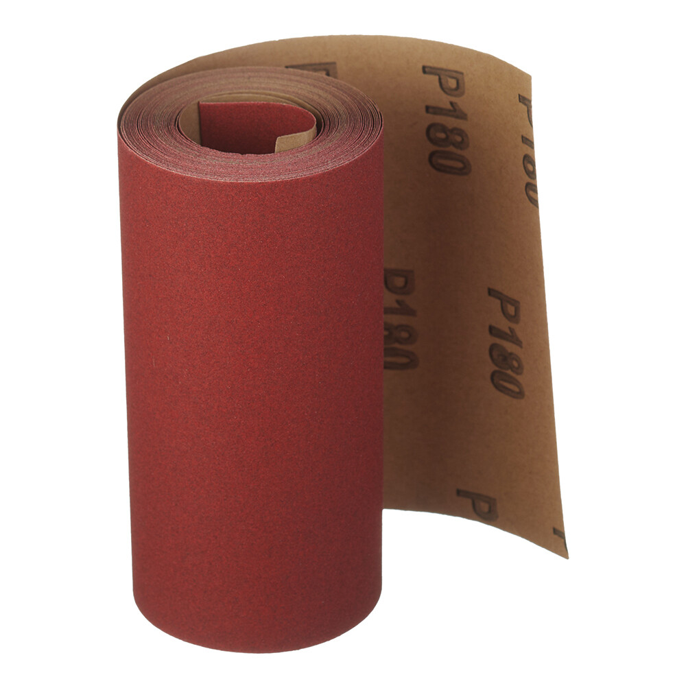 Изображение товара Наждачная бумага Abraforce 115 мм 5 м Р180 для шлифовки и матирования поверхностей