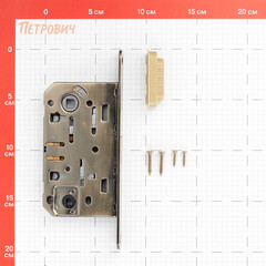 Замок врезной Palladium 600-M AB для межкомнатной двери под фиксатор античная бронза - фото 3