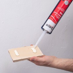 Клей монтажный каучуковый Quelyd Мастификс Универсальный бежевый 340 г - фото 2