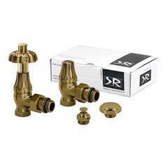 Изображение товара Комплект терморегулирующий угловой SR Rubinetterie Floral Old Style 1/2 для радиатора (K371-1500Z000)
