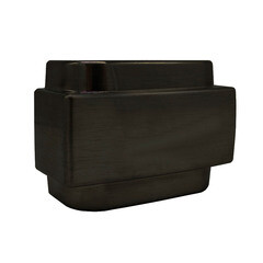 Изображение товара Крышка декоративная SR Rubinetterie Free Style 50 мм для радиатора черная матовая (0713-0000V00S)