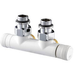 Изображение товара Узел нижнего подключения угловой SR Rubinetterie Tondera 1/2 НР(ш) х 3/4 НР(ш) ЕК для радиатора (0699-1500VCEA)