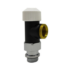 Изображение товара Клапан термостатический осевой SR Rubinetterie Tondera 1/2 НР(ш) х 3/4 НР(ш) ЕК для радиатора (0634-1500VCES)