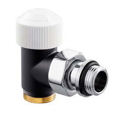 Изображение товара Клапан термостатический угловой SR Rubinetterie Tondera 1/2 НР(ш) х 3/4 НР(ш) ЕК для радиатора (0633-1500VCES)