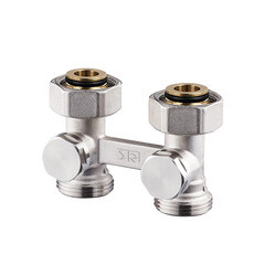 Изображение товара Узел нижнего подключения SR Rubinetterie Free Style 3/4 НР(ш) х 3/4 НР(ш) ЕК для радиатора (0741-2000N0E0)