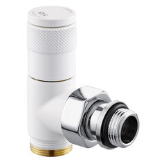 Изображение товара Клапан регулирующий угловой SR Rubinetterie Tondera 1/2 НР(ш) х 3/4 НР(ш) ЕК для радиатора (0623-1500VCEA)