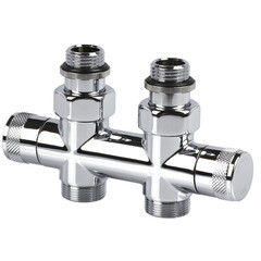 Изображение товара Узел нижнего подключения SR Rubinetterie Tondera 1/2 НР(ш) х 3/4 НР(ш) ЕК для радиатора (0692-1500C0E0)