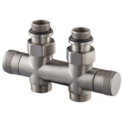 Изображение товара Узел нижнего подключения SR Rubinetterie Tondera 1/2 НР(ш) х 3/4 НР(ш) ЕК для радиатора (0692-1500NSE0)