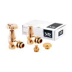 Изображение товара Комплект терморегулирующий угловой SR Rubinetterie Floral Old Style 1/2 для радиатора (K337-1500T000)