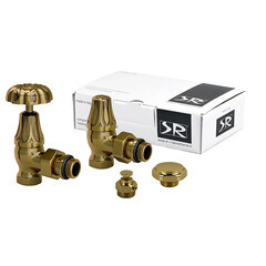 Изображение товара Комплект терморегулирующий угловой SR Rubinetterie Floral Old Style 1/2 для радиатора (K337-1500Z000)
