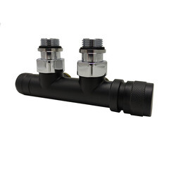 Изображение товара Узел нижнего подключения угловой SR Rubinetterie Tondera 1/2 НР(ш) х 3/4 НР(ш) ЕК для радиатора (0681-1500VCES)