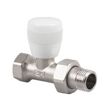 Клапан регулирующий SR Rubinetterie Universal 3/4 ВР(г) х 3/4 НР(ш) для радиатора (A526-2000N000)
