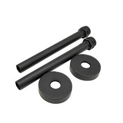 Изображение товара Трубки SR Rubinetterie декоративные 15 мм для радиатора с отражателем черные (A491-1500VS15)