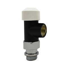 Изображение товара Клапан термостатический осевой SR Rubinetterie Tondera 1/2 ВР(г) х 1/2 НР(ш) для радиатора (0631-1500VC0S)