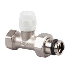 Изображение товара Клапан запорный SR Rubinetterie Universal 3/4 ВР(г) х 3/4 НР(ш) для радиатора (0524-2000N000)