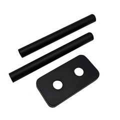 Изображение товара Трубки SR Rubinetterie декоративные 18-20 мм для радиатора с отражателем черные матовые (0493-1500V16S)