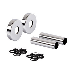 Изображение товара Трубки SR Rubinetterie декоративные 18-20 мм для радиатора хром (0491-1500C070)