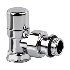 Изображение товара Клапан запорный угловой SR Rubinetterie Ovus 1/2 ВР(г) х 1/2 НР(ш) для радиатора (0453-1500C000)