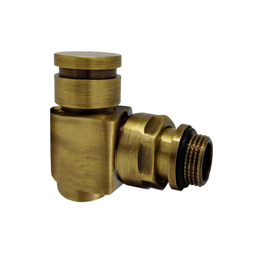 Изображение товара Клапан запорный угловой SR Rubinetterie Prestige Minimal 1/2 ВР(г) х 1/2 НР(ш) для радиатора (0353-1500Z000)