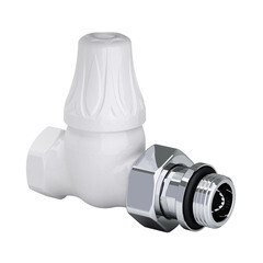 Изображение товара Клапан запорный SR Rubinetterie Old Style 1/2 ВР(г) х 1/2 НР(ш) для радиатора (0342-1500VC0A)