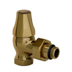 Изображение товара Клапан запорный угловой SR Rubinetterie Old Style 1/2 ВР(г) х 1/2 НР(ш) для радиатора (0341-1500Z000)