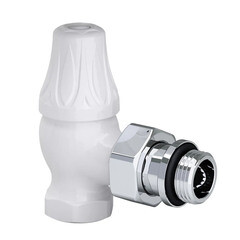 Изображение товара Клапан запорный угловой SR Rubinetterie Old Style 1/2 ВР(г) х 1/2 НР(ш) для радиатора (0341-1500VC0A)