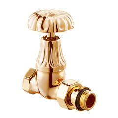 Изображение товара Клапан регулирующий SR Rubinetterie Floral Old Style 1/2 ВР(г) х 1/2 НР(ш) для радиатора (0338-1500D000)