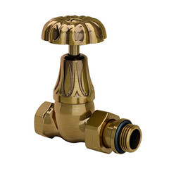 Изображение товара Клапан регулирующий SR Rubinetterie Floral Old Style 1/2 ВР(г) х 1/2 НР(ш) для радиатора (0338-1500Z000)