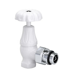 Изображение товара Клапан регулирующий угловой SR Rubinetterie Floral Old Style 1/2 ВР(г) х 1/2 НР(ш) для радиатора (0337-1500VC0A)