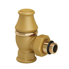 Изображение товара Клапан запорный угловой SR Rubinetterie Liberty 1/2 ВР(г) х 3/4 НР(ш) для радиатора (0323-2000V00R)