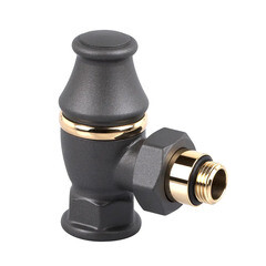 Изображение товара Клапан запорный угловой SR Rubinetterie Liberty 1/2 ВР(г) х 3/4 НР(ш) для радиатора (0323-2000V00P)