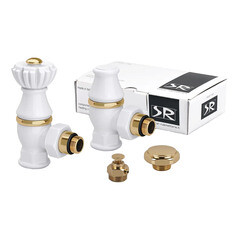 Изображение товара Комплект терморегулирующий угловой SR Rubinetterie Liberty 1/2х3/4 для радиатора (0320-2000V00A)