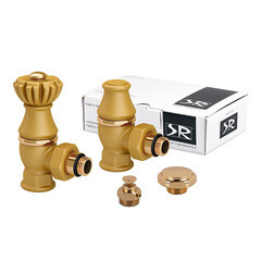 Изображение товара Комплект терморегулирующий угловой SR Rubinetterie Liberty 1/2х3/4 для радиатора (0320-2000V00R)