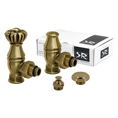 Изображение товара Комплект терморегулирующий угловой SR Rubinetterie Liberty 1/2х3/4 для радиатора (0320-2000Z000)